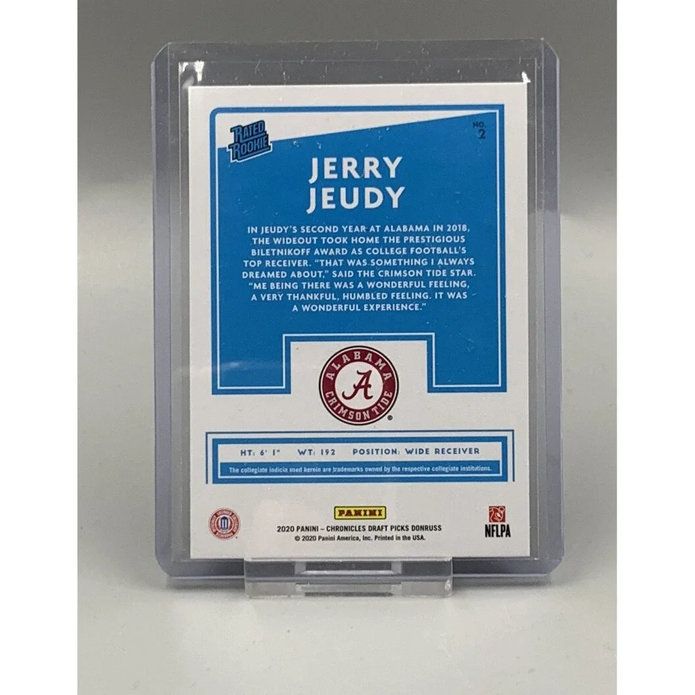 2020 Panini Chronicles Draft Picks Donruss Jerry Jeudy‎ RATED ROOKIE RC #2